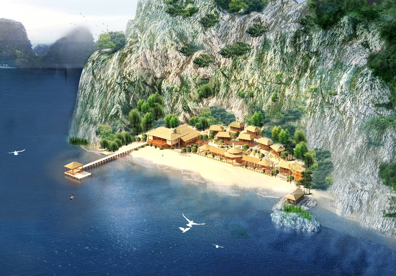 Khu du lịch sinh thái đảo Năm Cát (Cát Bà)